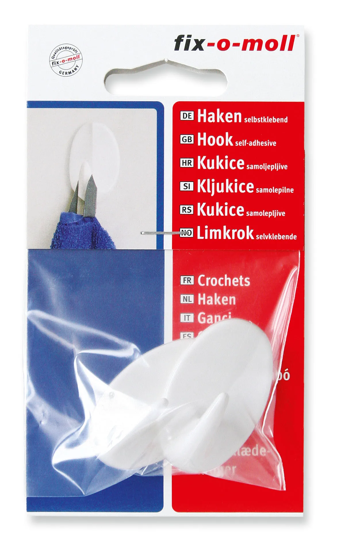 Öntapadó Akasztó Fehér