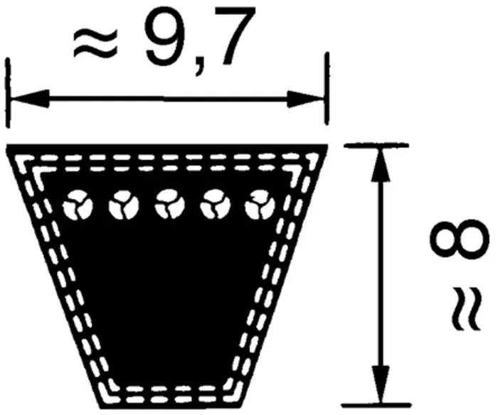 XPZ 1180 LW Ékszíj - kép 2