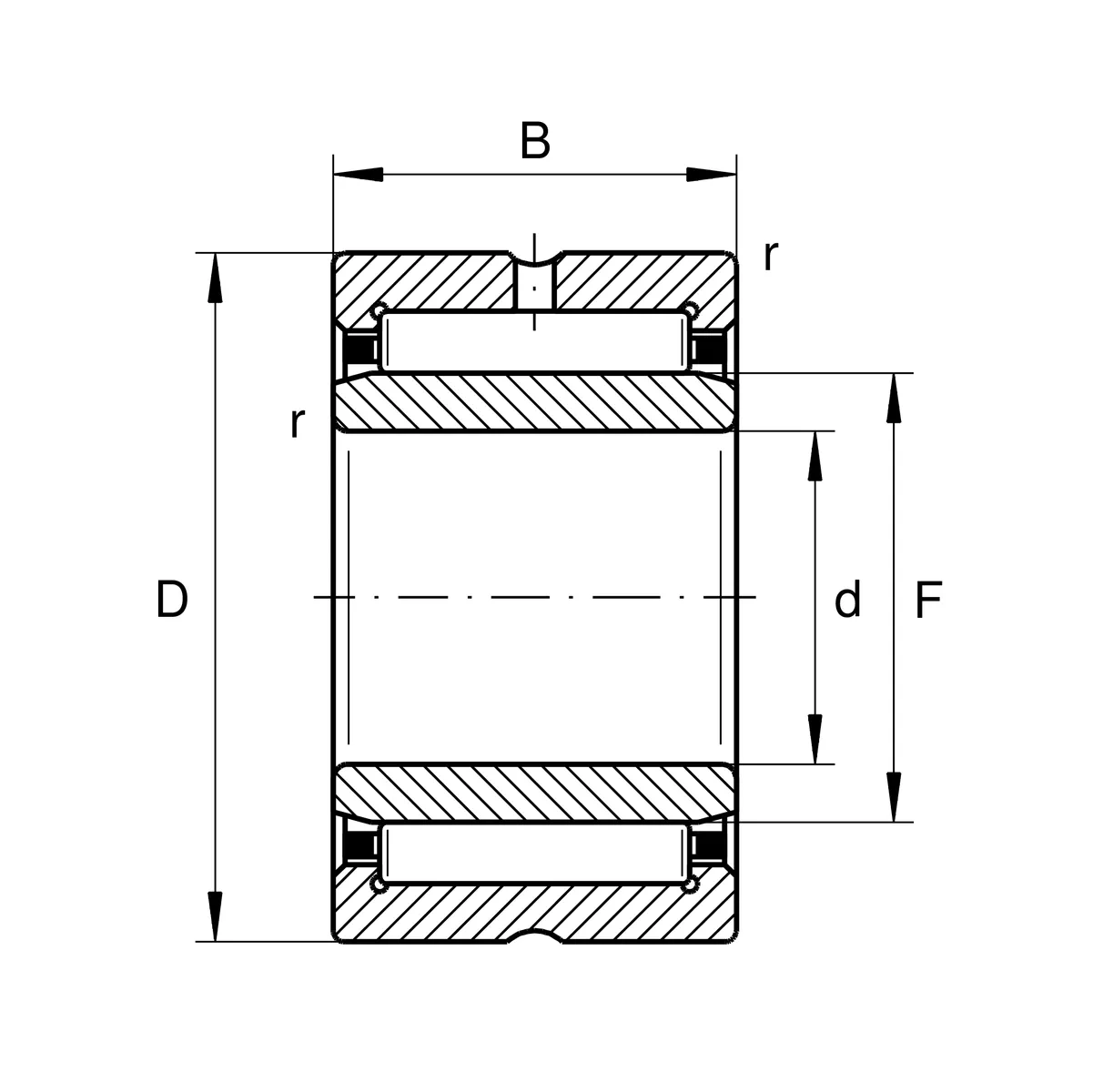 NA 4903 XL INA Tűgörgős csapágy - kép 2
