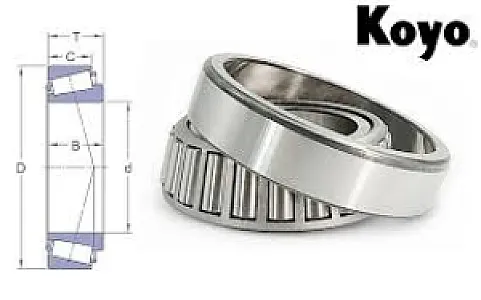 R38Z-19/R38Z-22 NSK Kúpgörgős csapágy - kép 2