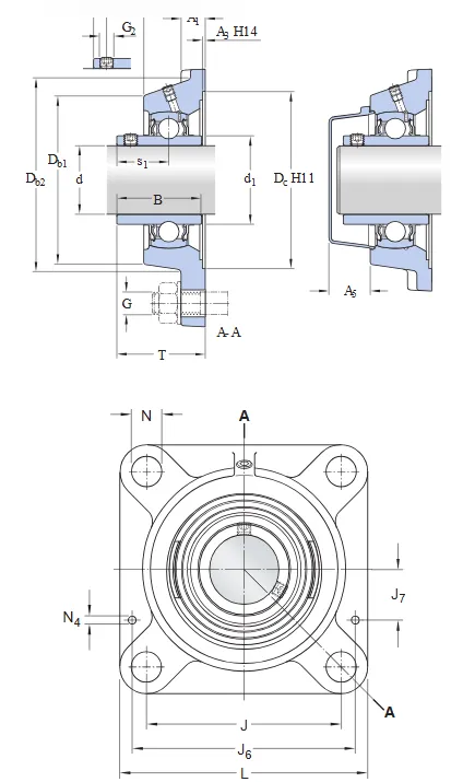 FY 25 TF SKF Csapágyegység - kép 2