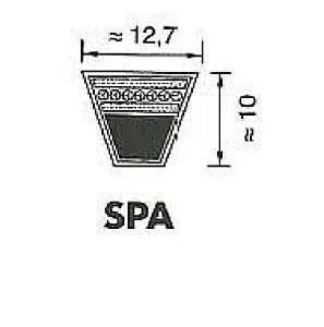 SPA 2382 LW ÉKSZÍJ - kép 2