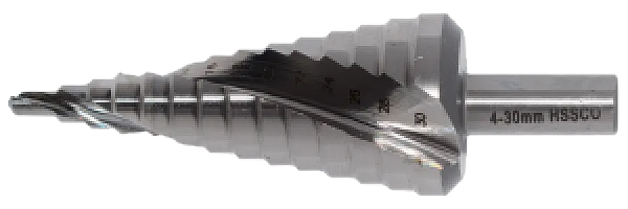 HSS-CO Lépcsős Fúró