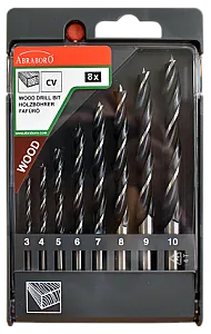 Rövid Fafúró Készlet 8DB