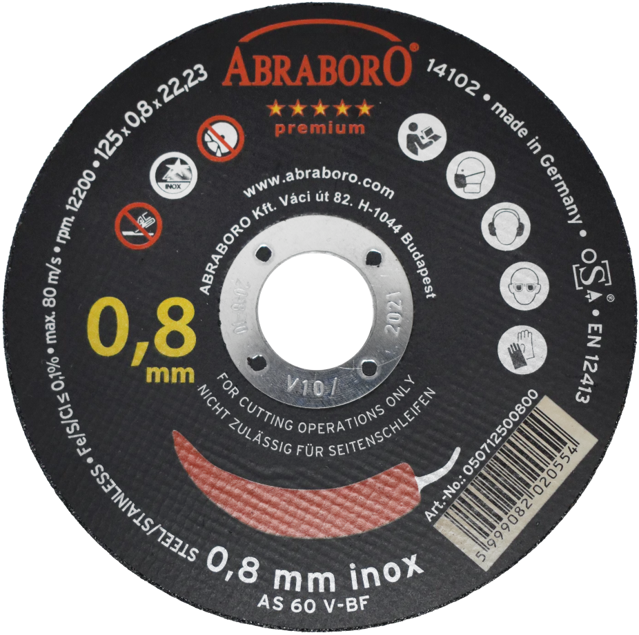 CHILI INOX PREMIUM Vágókorong - kép 1
